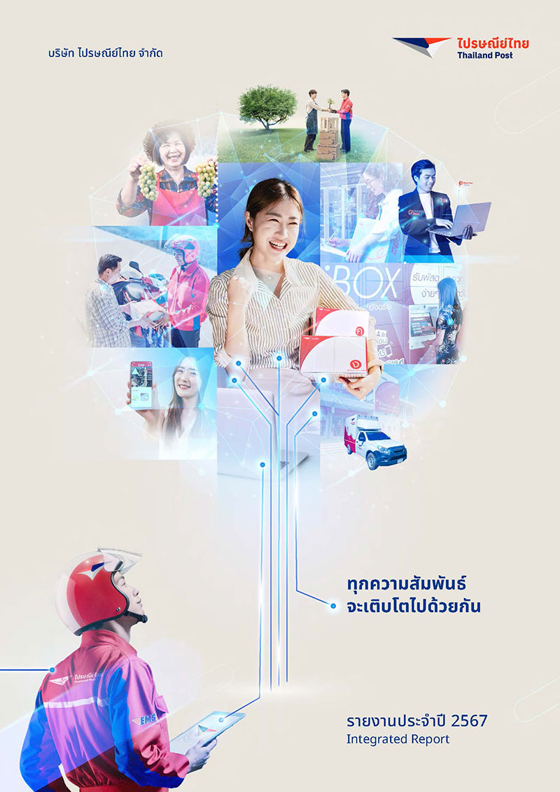 รายงานไปรษณีย์ไทย ประจำปี 2567